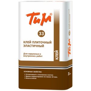 Клей для плитки ТиМ №33
