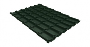 Металлочерепица классик Grand Line 0,5 GreenCoat Pural BT, matt RR