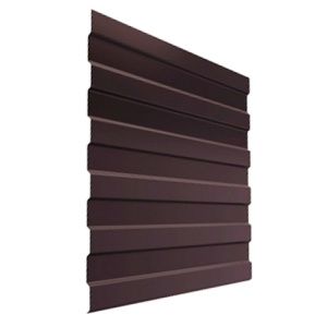 Профнастил C8 A  0.45 PE коричневый (1,2*2м)																																													