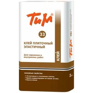 Клей для плитки ТиМ №33
