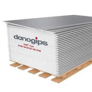 Гипсокартон Danogips 9.5мм 1200*2500 (72)
